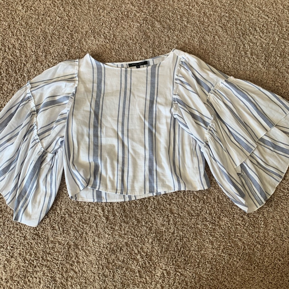 Blue Stripe Top